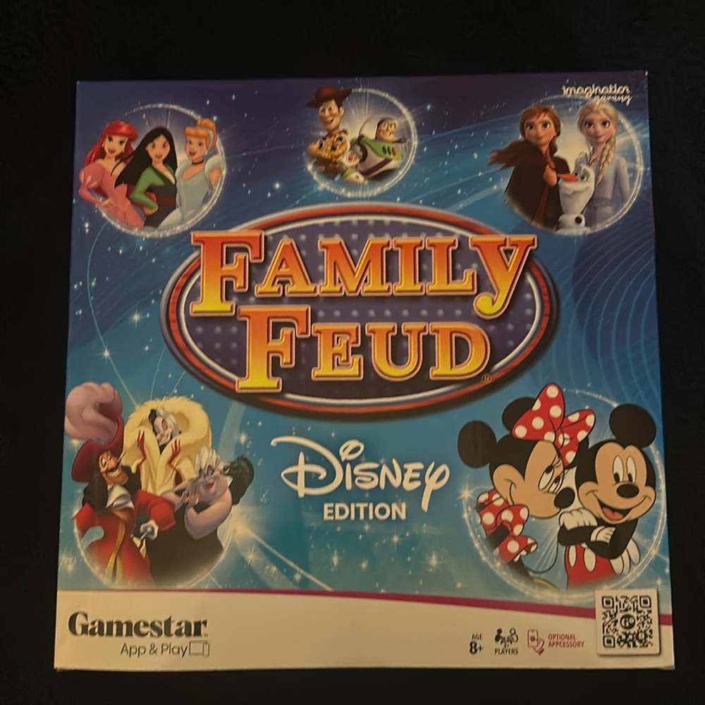 Family Feud Disney Edition Board Game NWT | Family Game Night